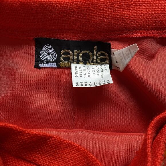 Vintage 70’s Arola Finnish Handmade Wool Maxi Skirt & Vest Set. Size Small. Rare - Picture 16 of 16